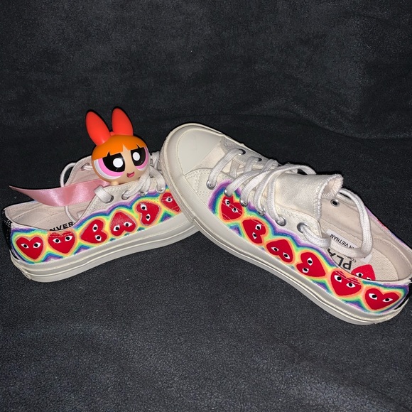 custom comme des garcons converse